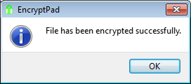 Encryption success