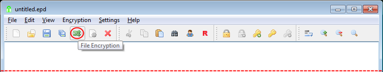 File Encryption tool button